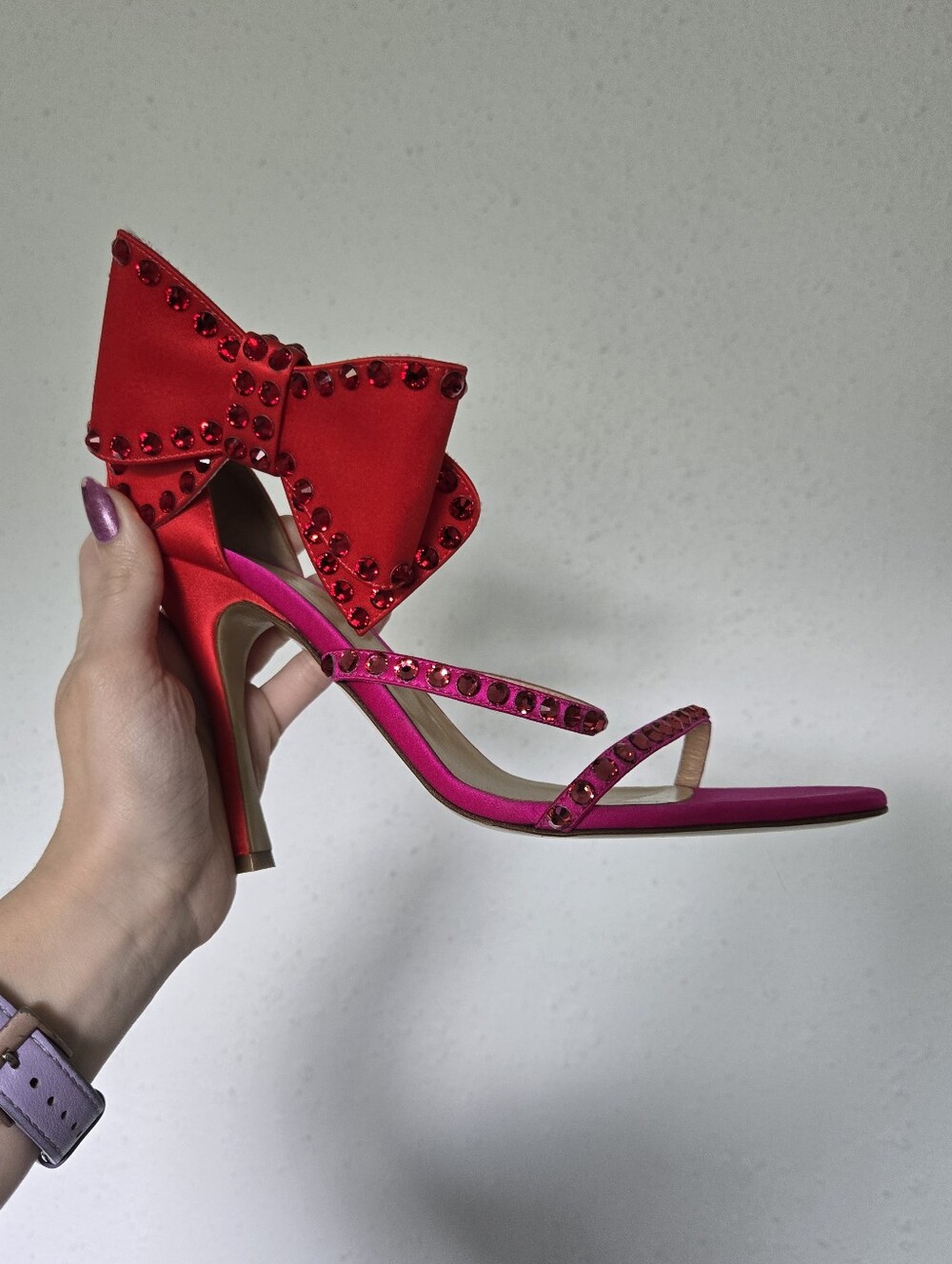 Nalebe Strappy Bow Heels